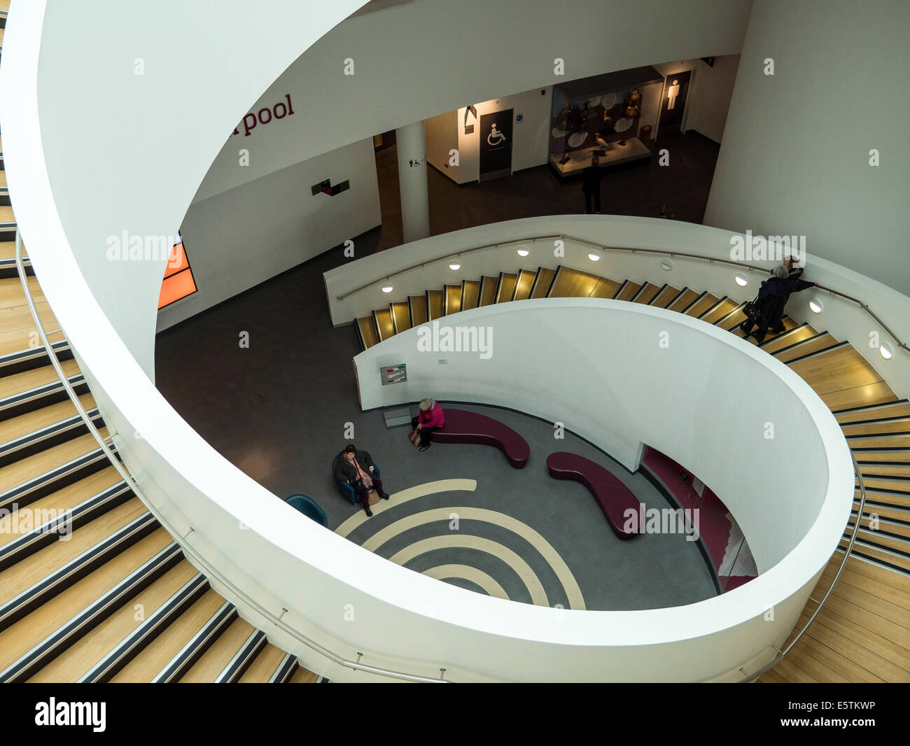 Musée de l'intérieur de Liverpool Banque D'Images