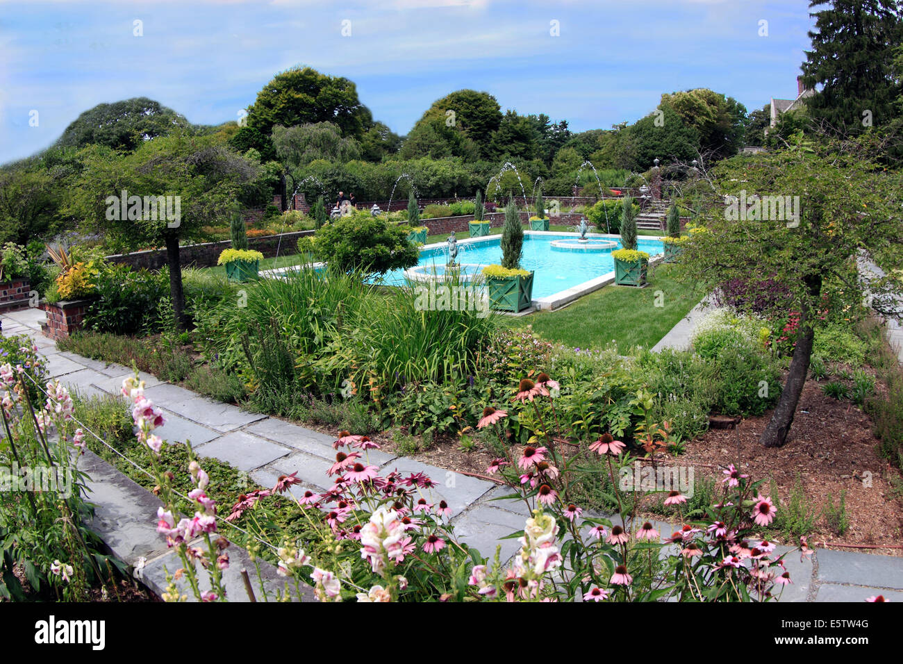 Plantation Fields Arboretum Oyster Bay long Island New York Banque D'Images
