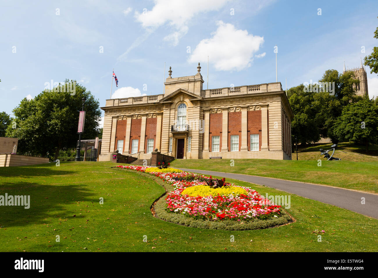 Usher Gallery, Lincoln. Banque D'Images