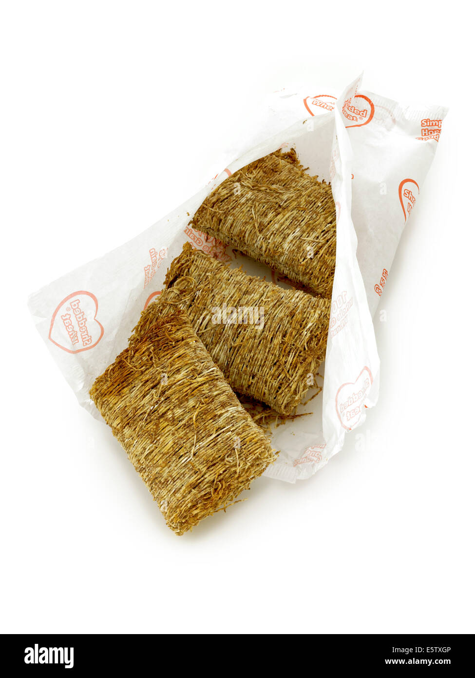 Céréales pour petit déjeuner shredded wheat Banque D'Images