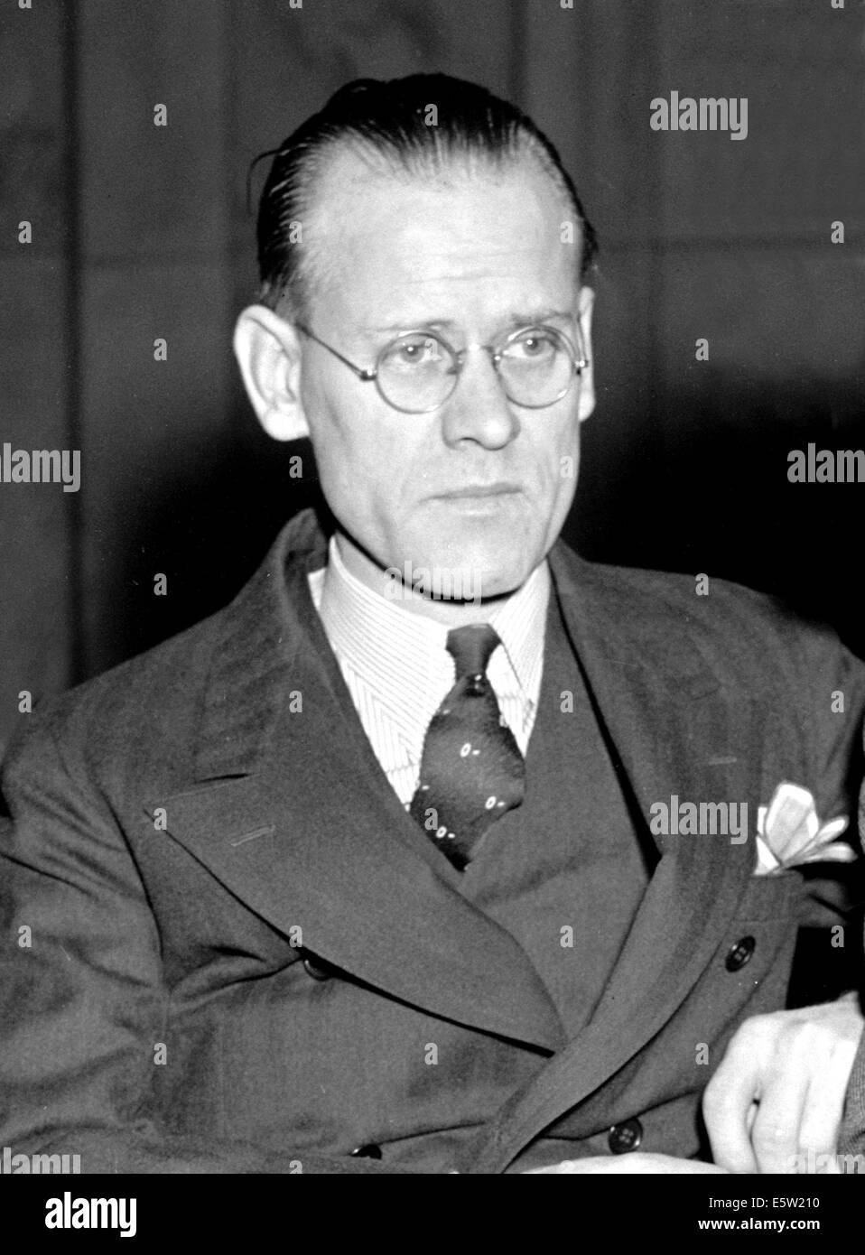 PHILO FARNSWORTH TAYLOR (1906-1971), inventeur américain et pionnier de la télévision en 1939 Banque D'Images