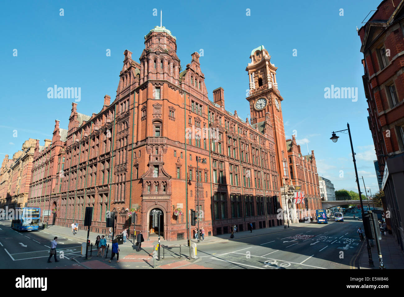 L'hôtel Palace situé sur Oxford Road, Manchester, Royaume-Uni. Banque D'Images