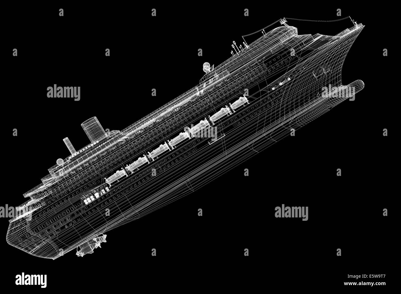 bateau de croisière Banque D'Images