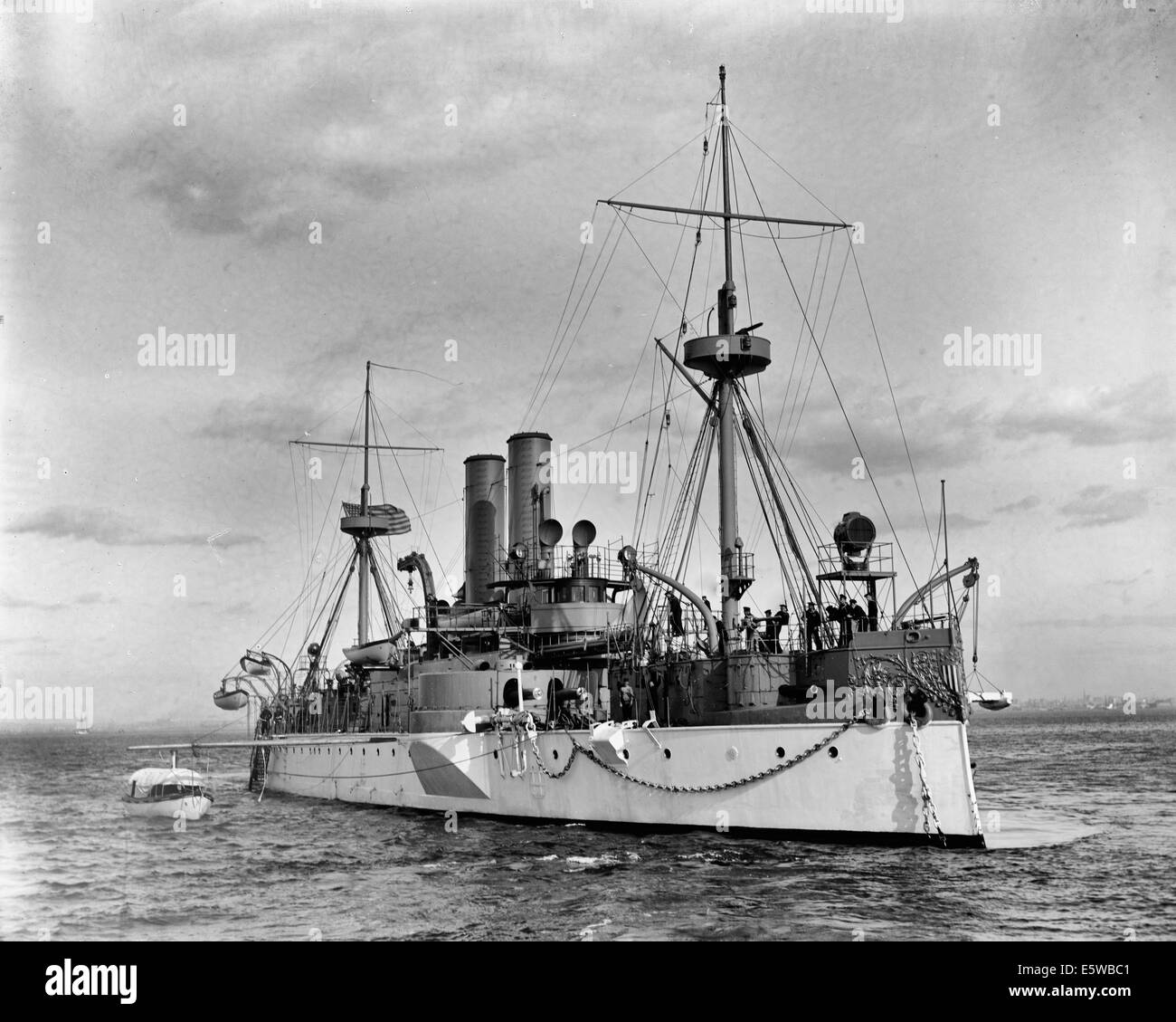 Le cuirassé USS Maine, vers 1897 Banque D'Images