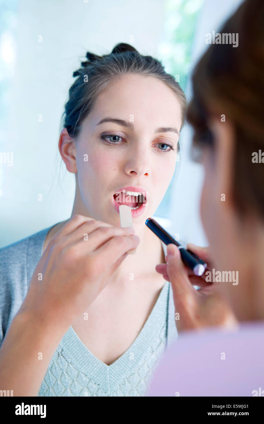 ENT, FEMME Banque D'Images