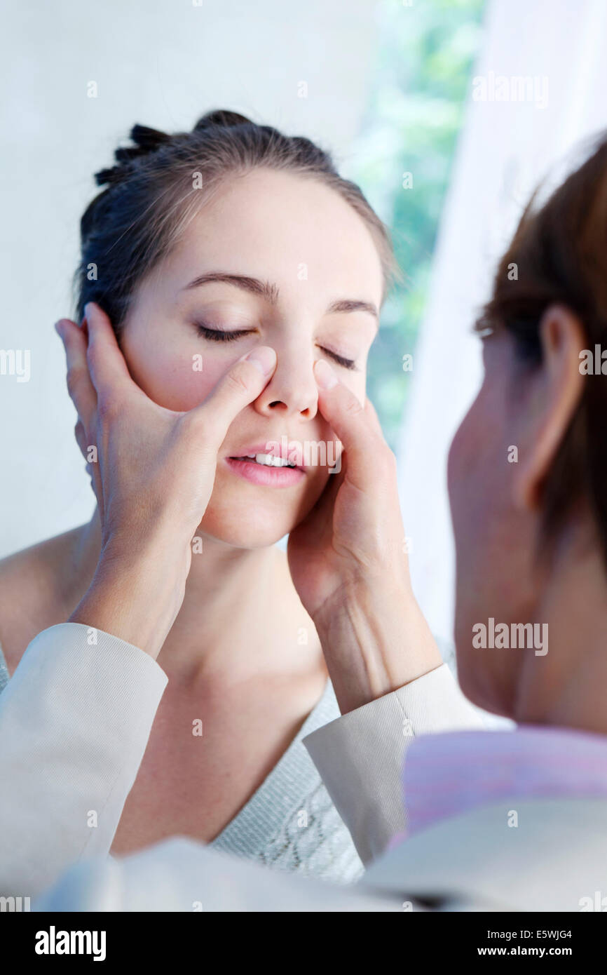 ENT, FEMME Banque D'Images