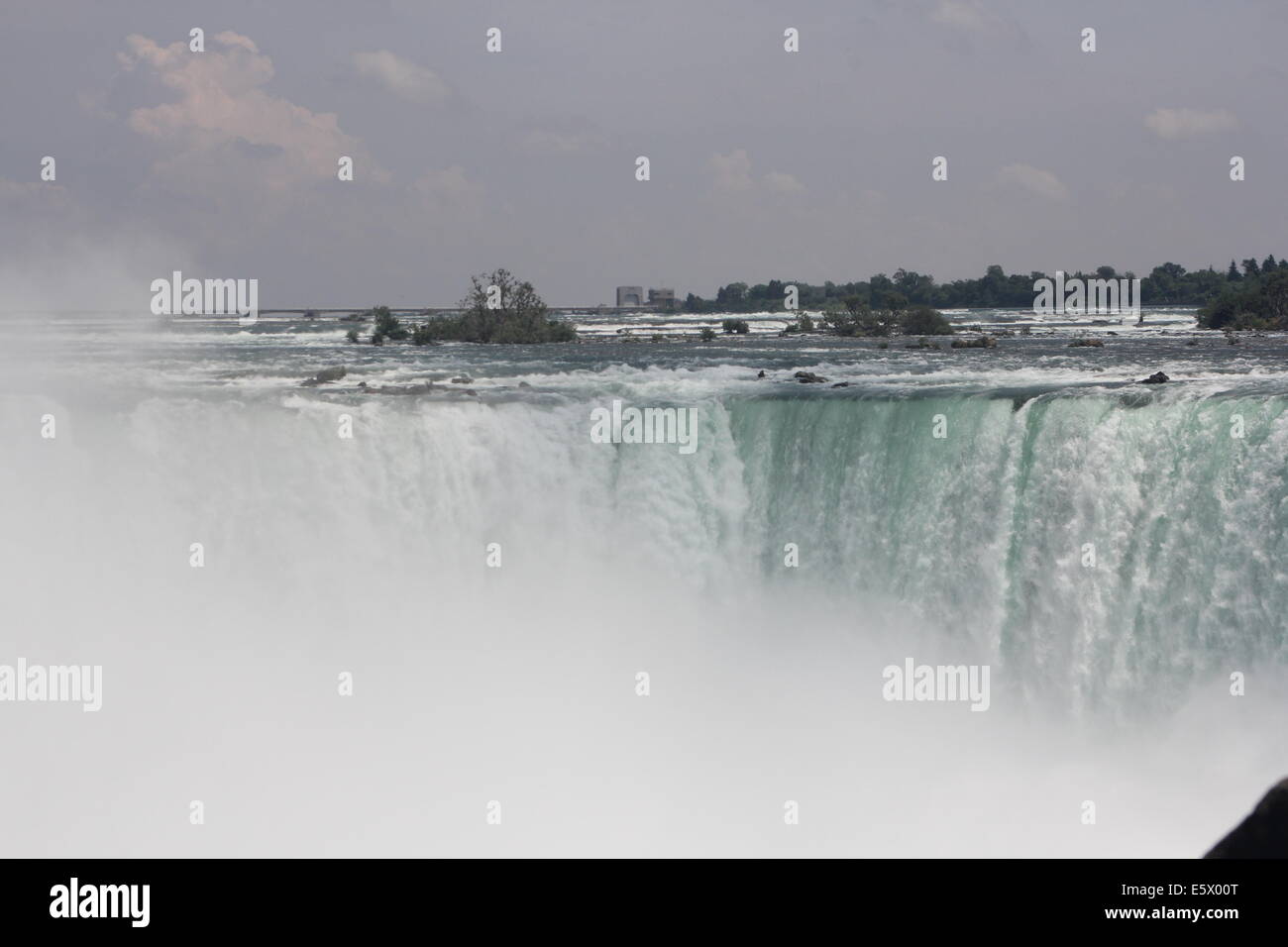 Les chutes canadiennes, également connu sous le nom de la Chute canadienne, comme la plupart d'elle se trouve au Canada, fait partie de Niagara Falls, Banque D'Images