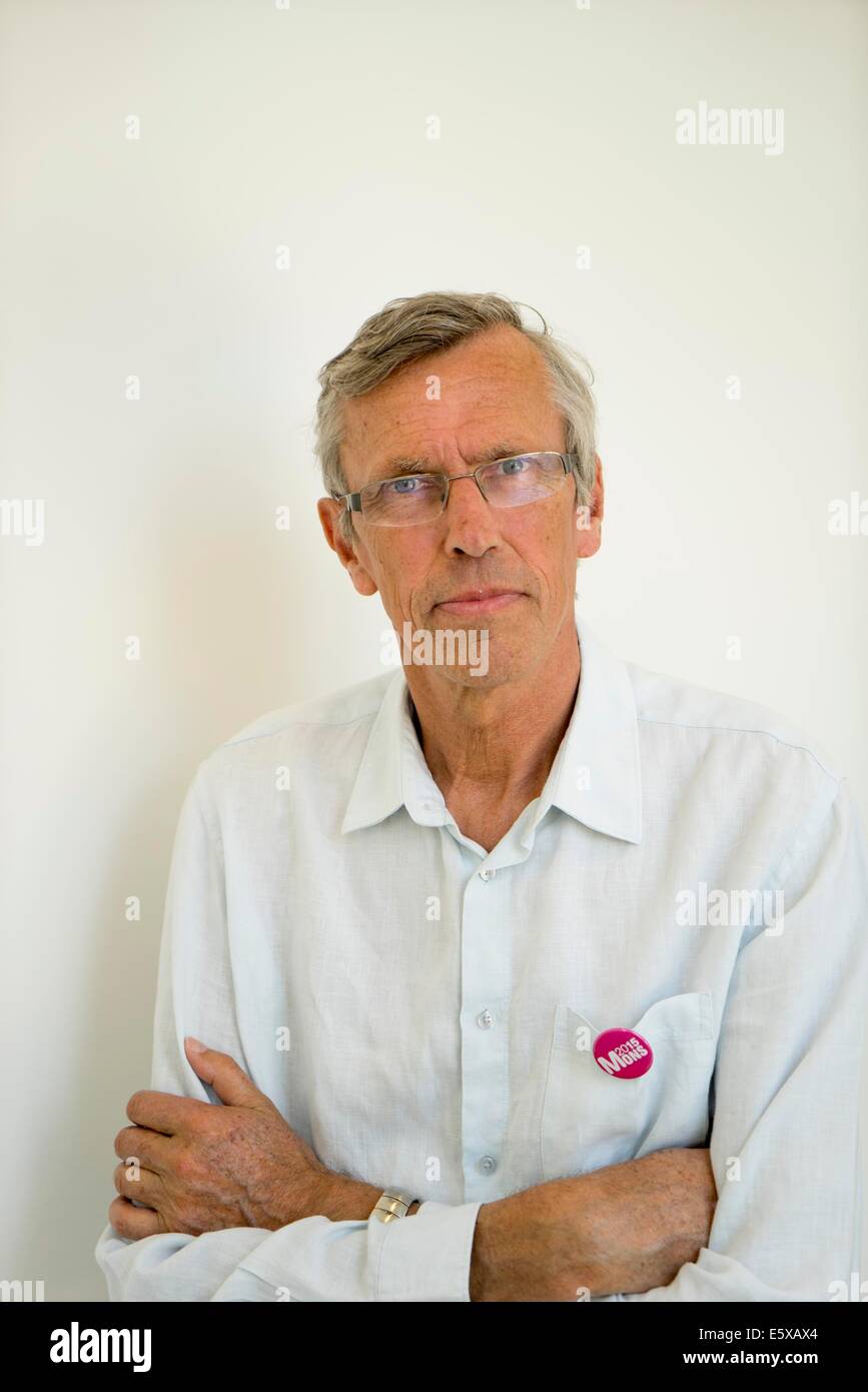 Yves Vasseur, directeur (Commissaire) de Mons, Capitale européenne de la Culture 2015 Photo : Robert B. Fishman, 15.6.2014 Banque D'Images