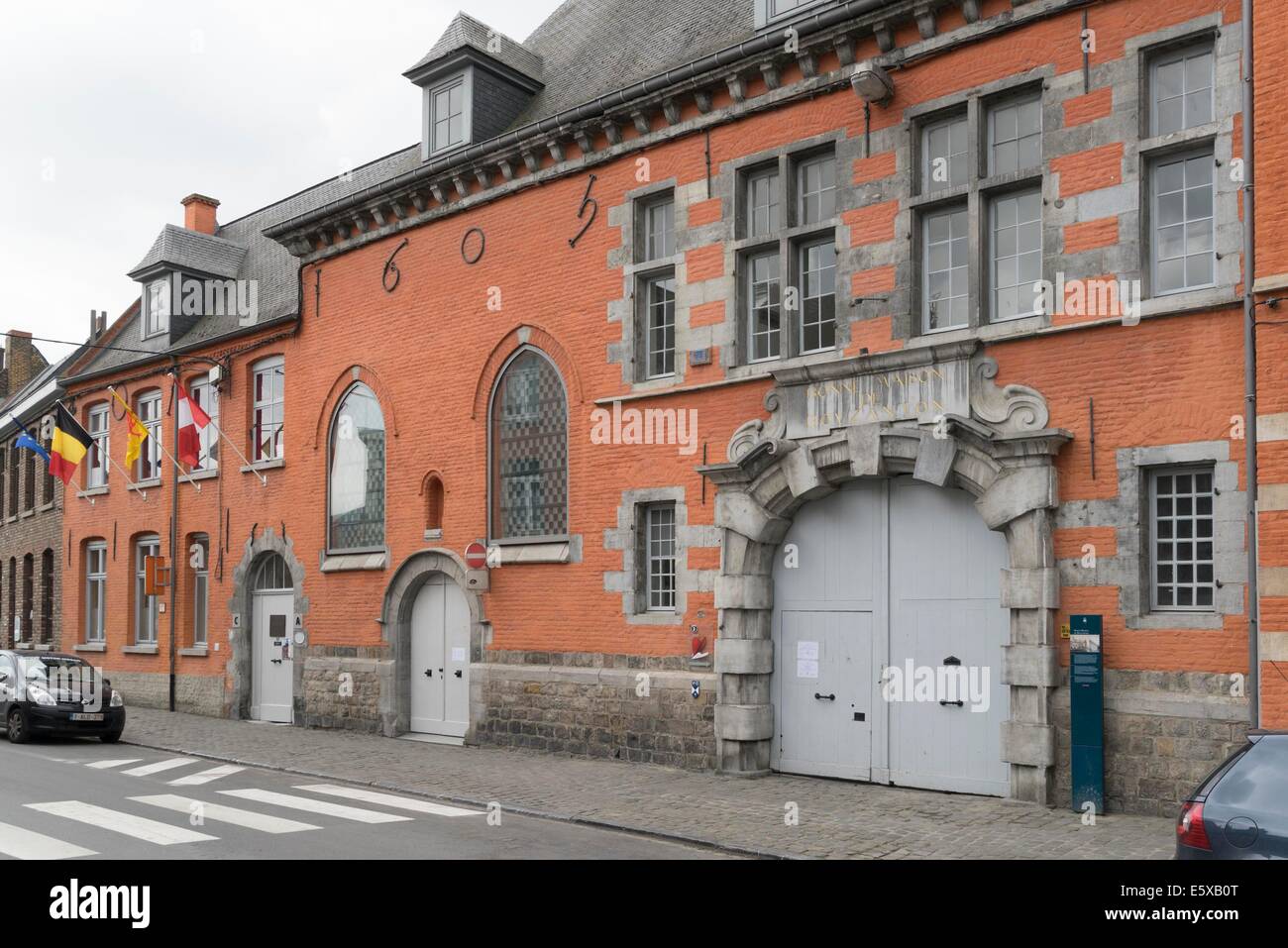 Bâtiment historique Bonne Maison de Bouzanton à Mons, Foto : Robert B. Fishman, 15.6.2014. Mons est la capitale européenne de la Culture 2015 Banque D'Images
