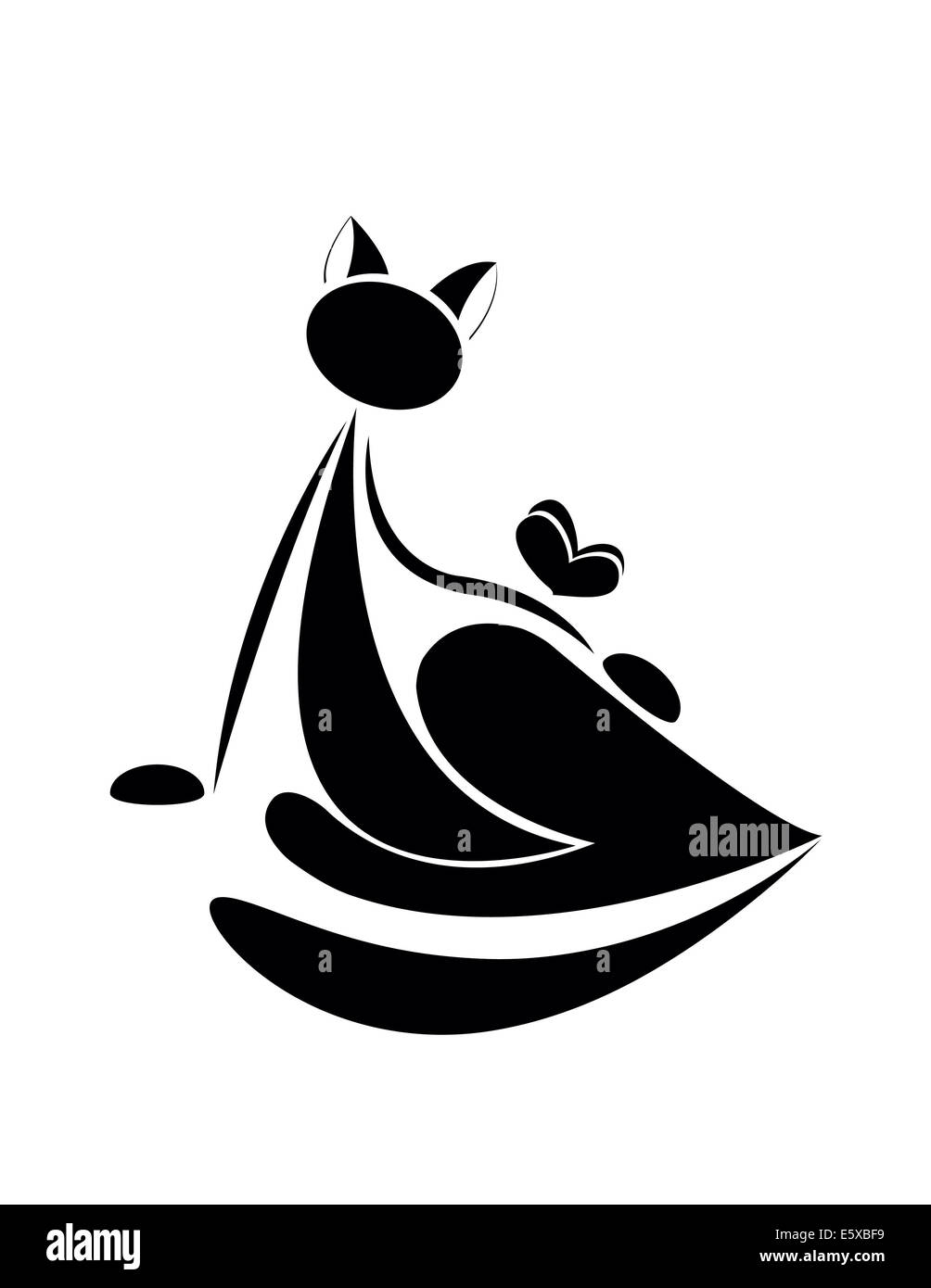 Silhouette De Chat Noir Avec Papillon Pour Votre Conception Photo Stock Alamy Silhouette De Chat Noir Avec Papillon Pour Votre Conception Photo Stock Alamy