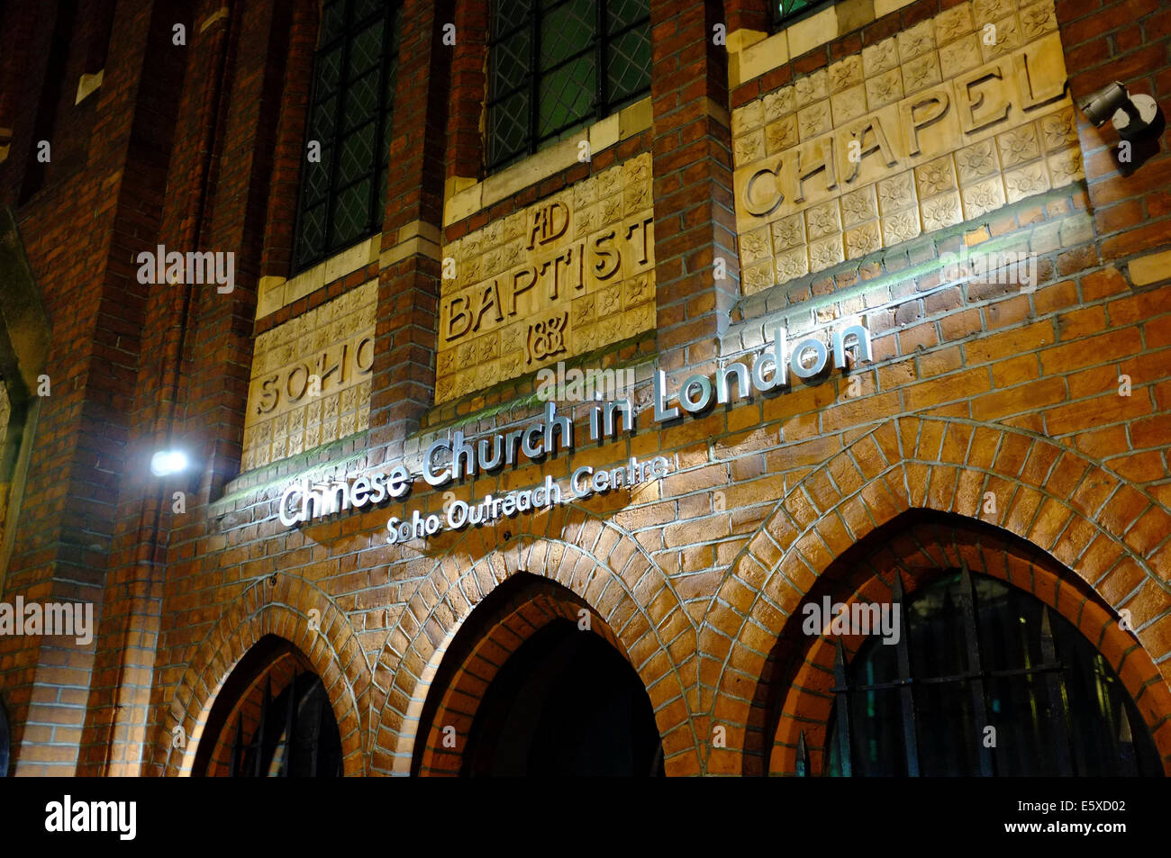 Église chinoise à Londres Banque D'Images