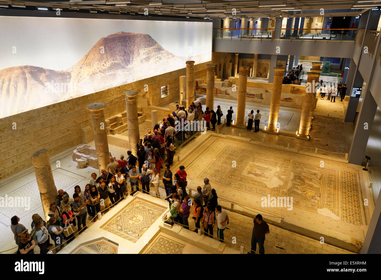 Musée des mosaïques de Zeugma, Gaziantep, Région de l'Anatolie du sud-est, l'Anatolie, Turquie Banque D'Images
