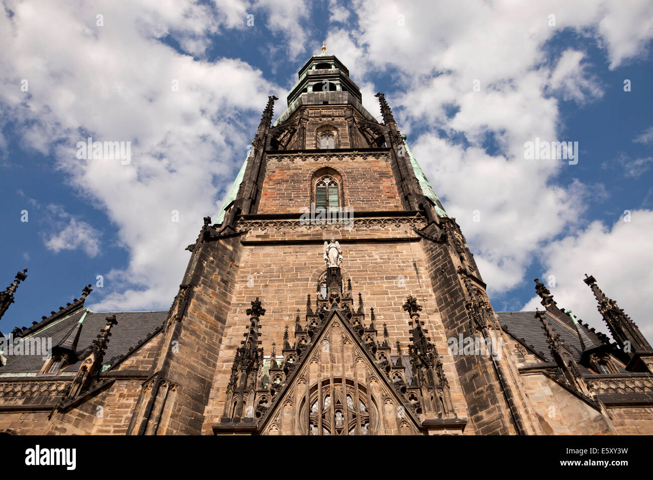 L'église Sainte-Marie, Zwickau, Saxe, Allemagne, Europe Banque D'Images