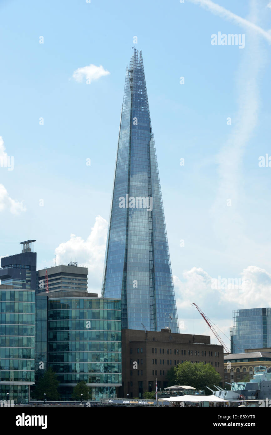 Le Shard London Tours de bâtiments, y compris l'hôpital gars Banque D'Images
