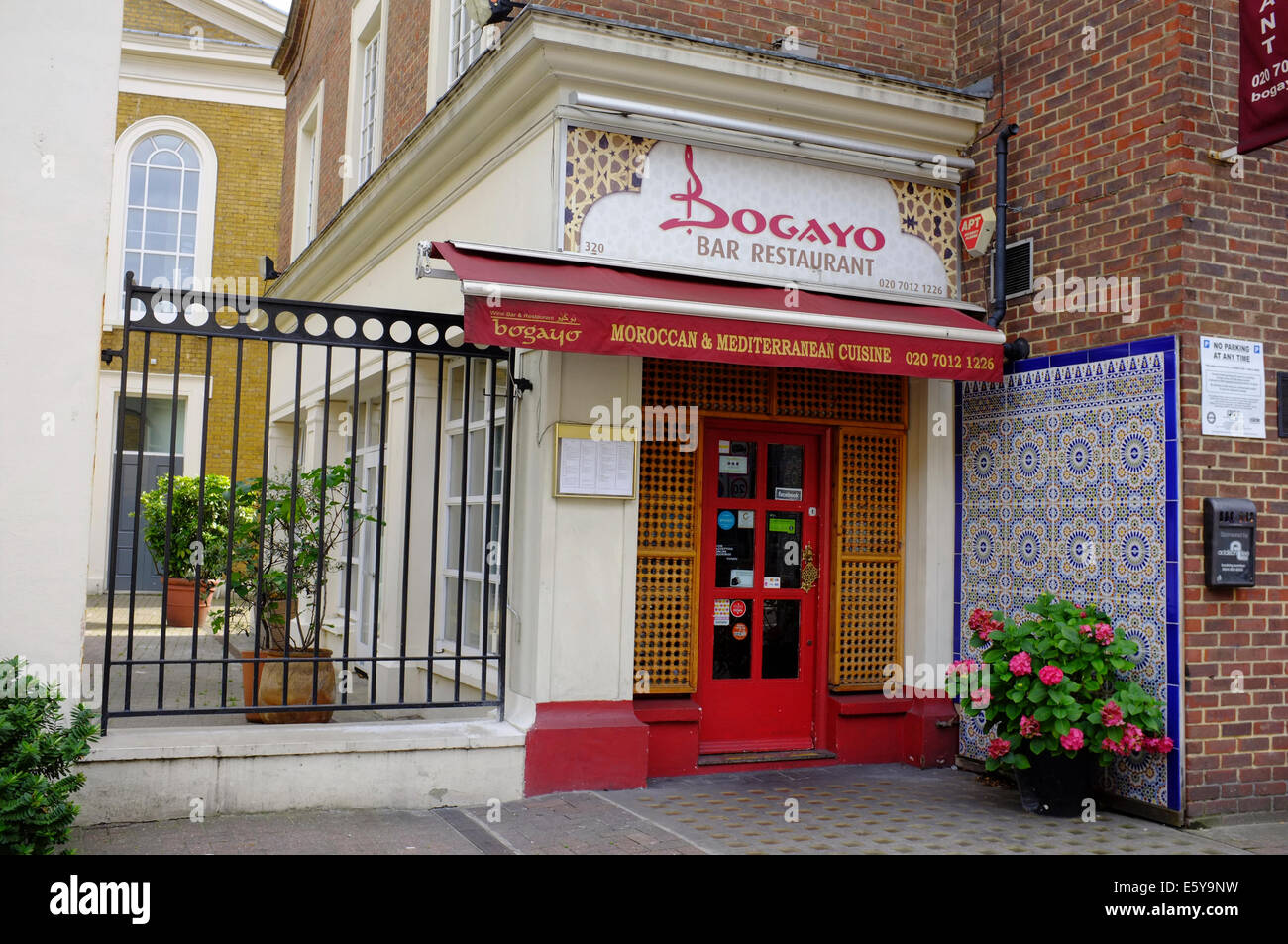 Bogayo Restaurant Marocain Banque D'Images