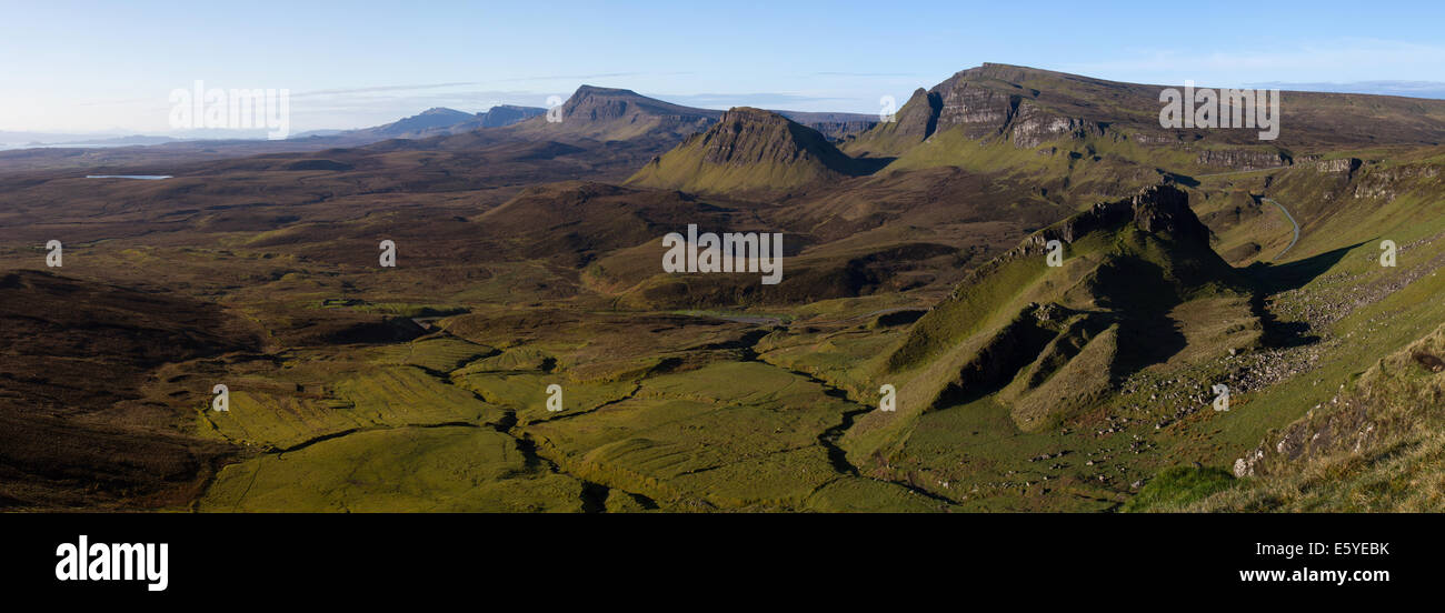 Quiraing, île de Skye, Écosse Banque D'Images