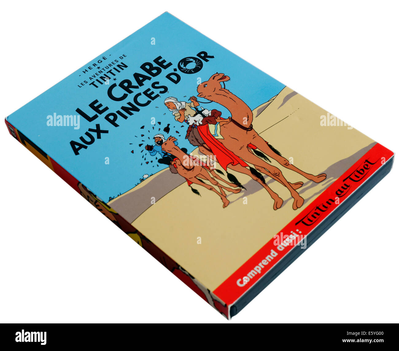 DVD Tintin le crabe aux Pnces D'Or (le crabe aux pinces d'or) Banque D'Images