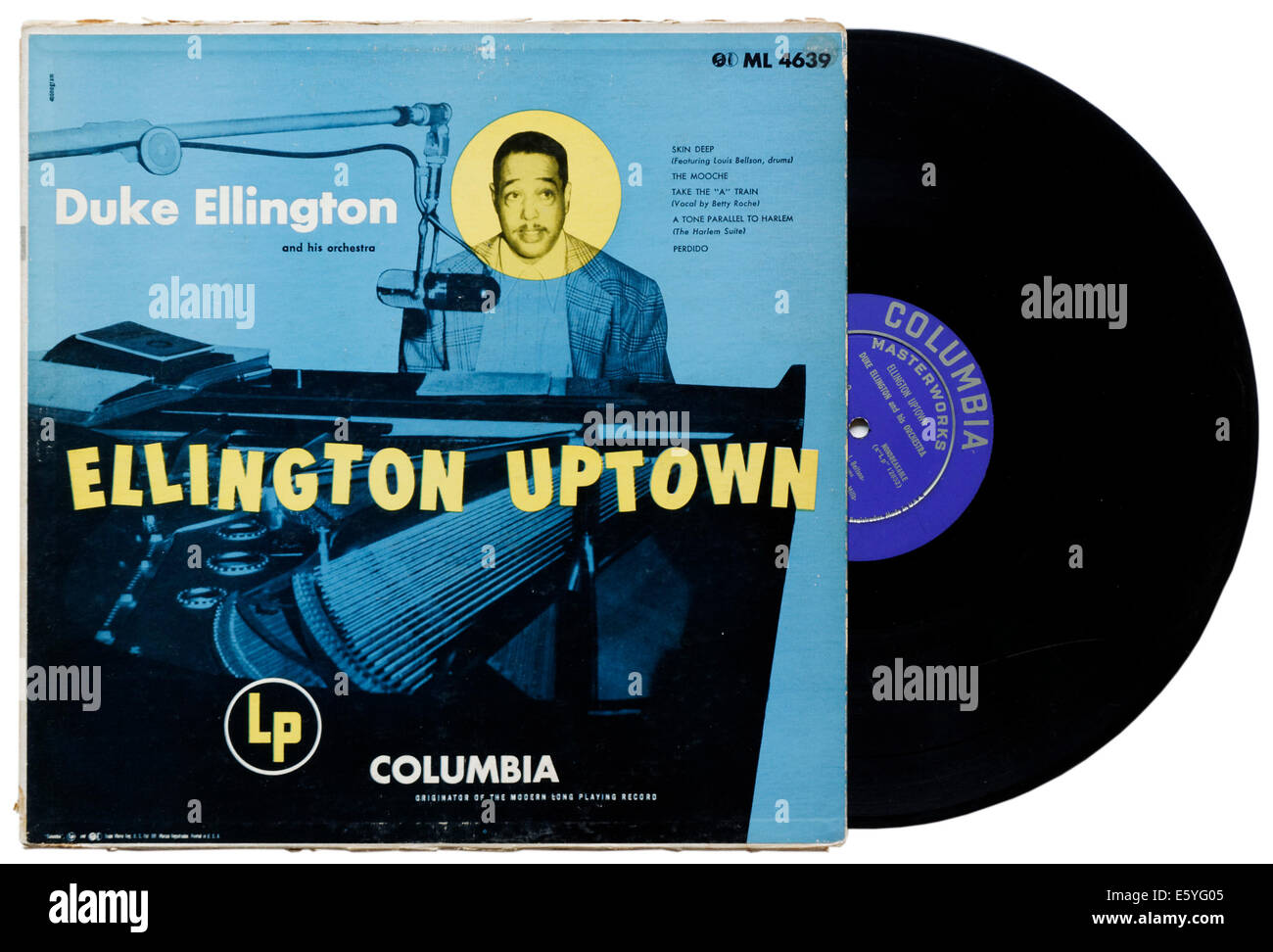 Ellington Duke Ellington album Uptown Banque D'Images