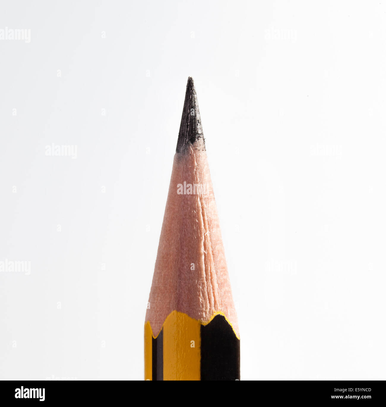 Crayon close up on white background Banque D'Images