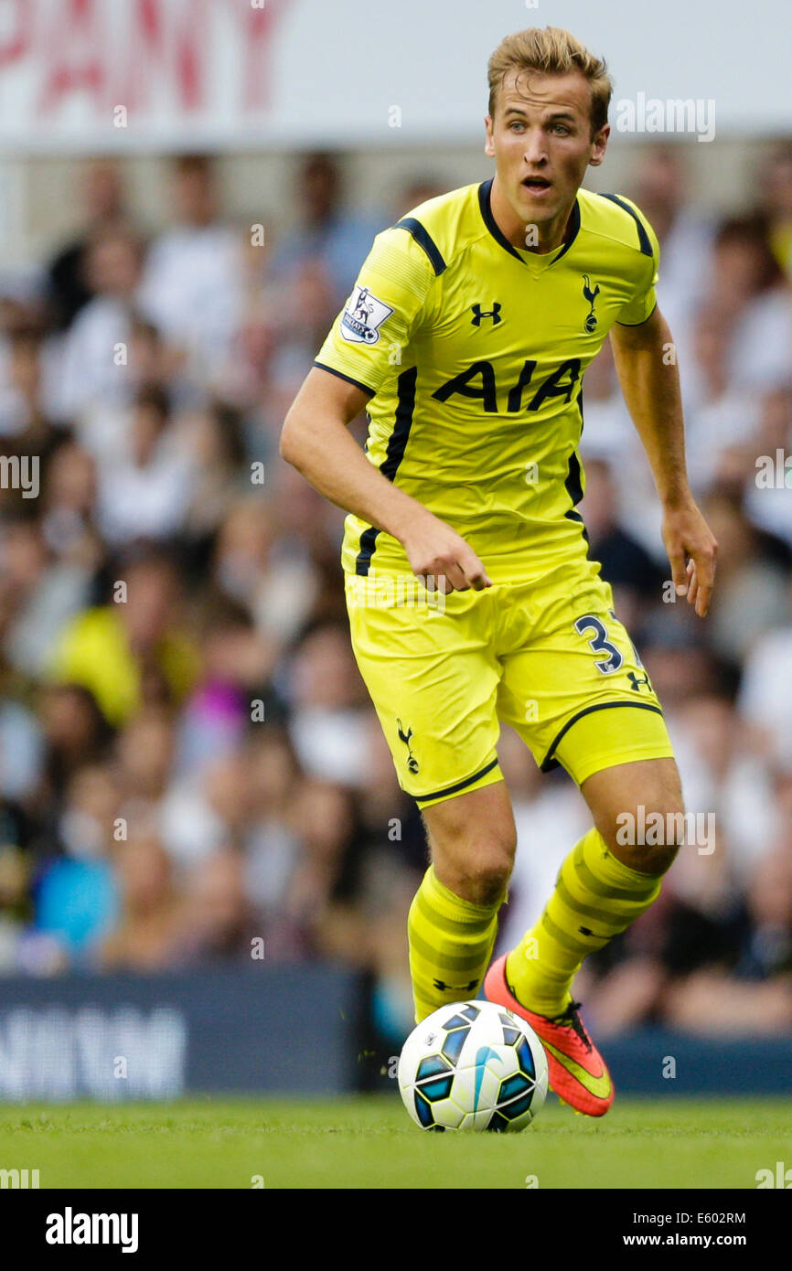 Londres, Royaume-Uni. 09 août, 2014. Pré saison Friendly. Contre Tottenham Hotspur FC Schalke 04. Tottenham's Harry Kane en action : Action Crédit Plus Sport/Alamy Live News Banque D'Images