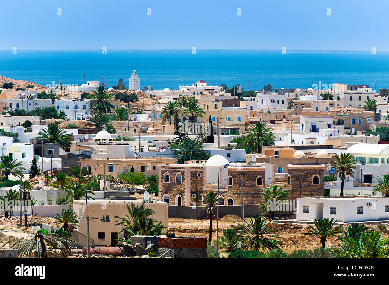 Afrique, Afrique du Nord, Maghreb, au sud de la Tunisie, l'île de Djerba. Guellala. Banque D'Images