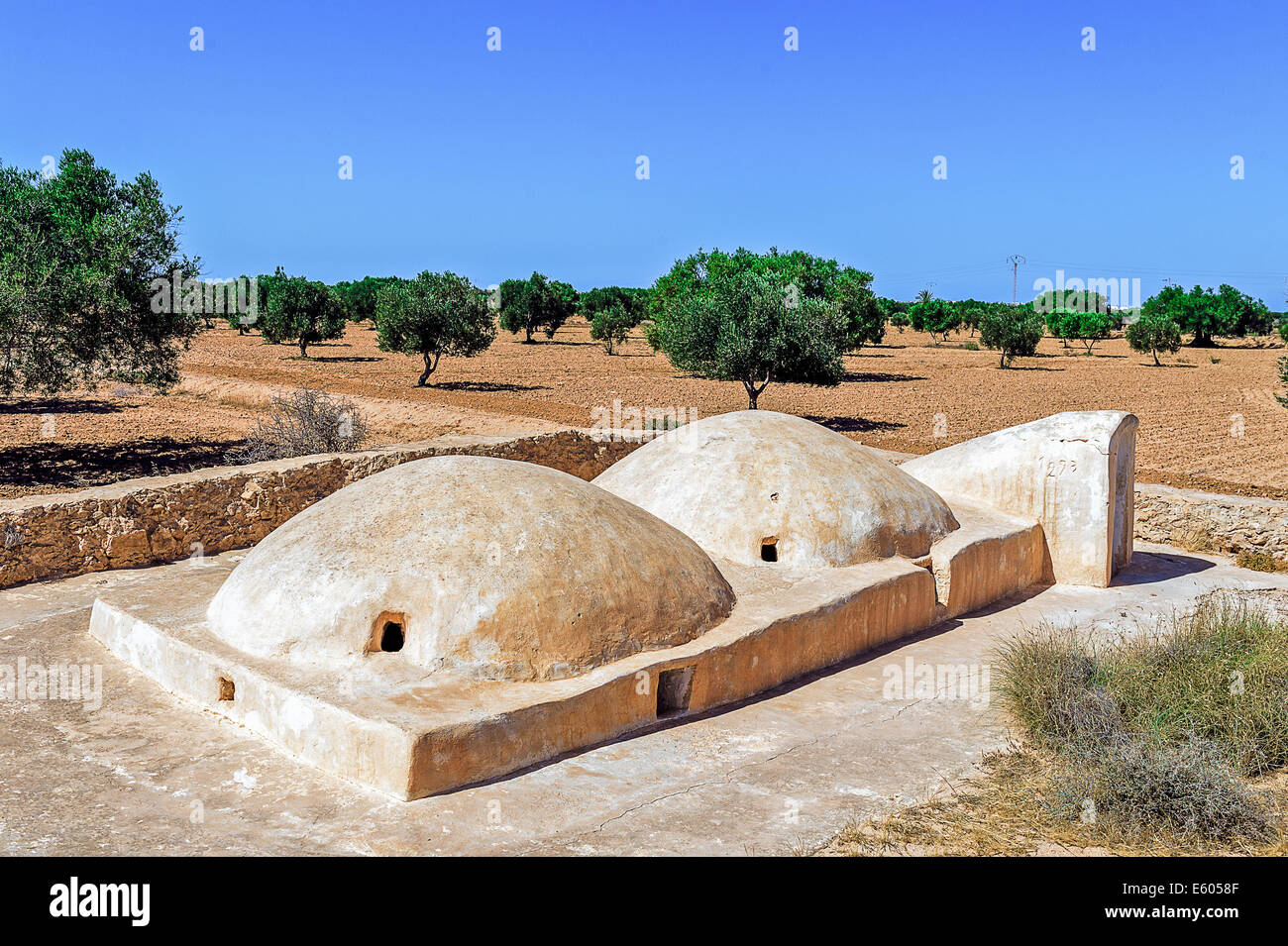Afrique, Afrique du Nord, Maghreb, au sud de la Tunisie, l'île de Djerba. Chemicheck. Ancienne mosquée. Banque D'Images