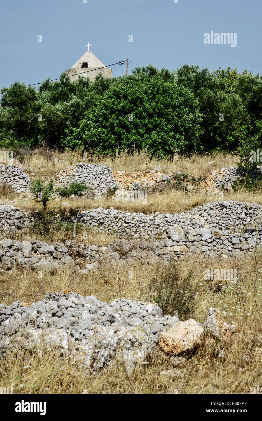 Zante, Grèce - en pierres sèches Banque D'Images