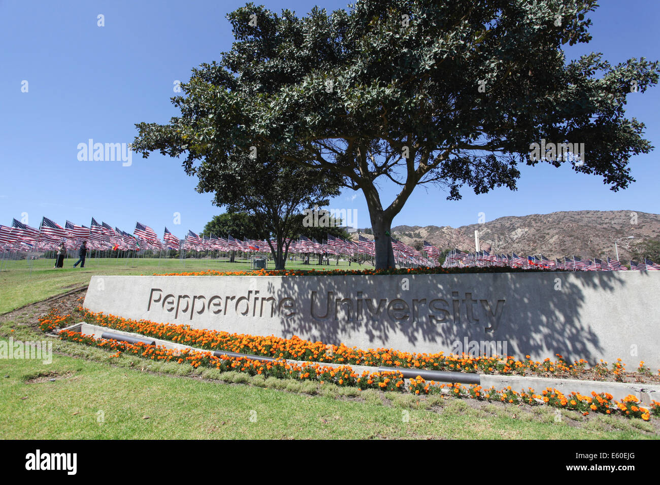 L'université de Pepperdine, Malibu, California, USA Banque D'Images