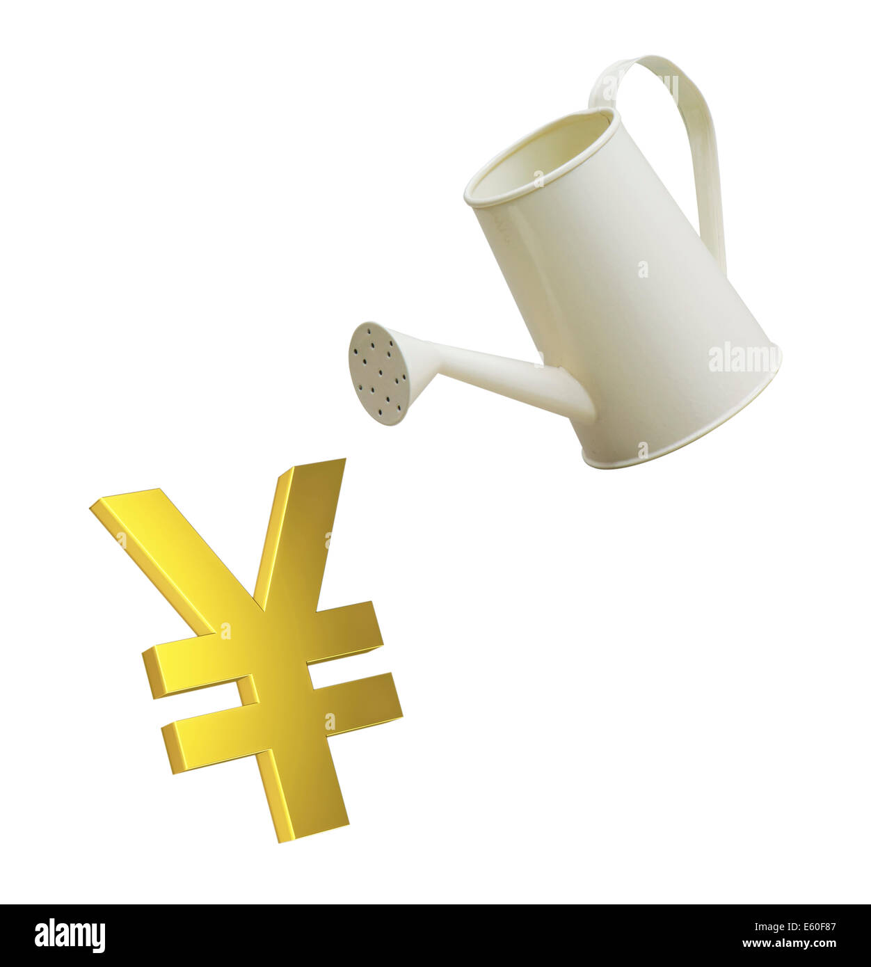 Croissance de yen Banque D'Images