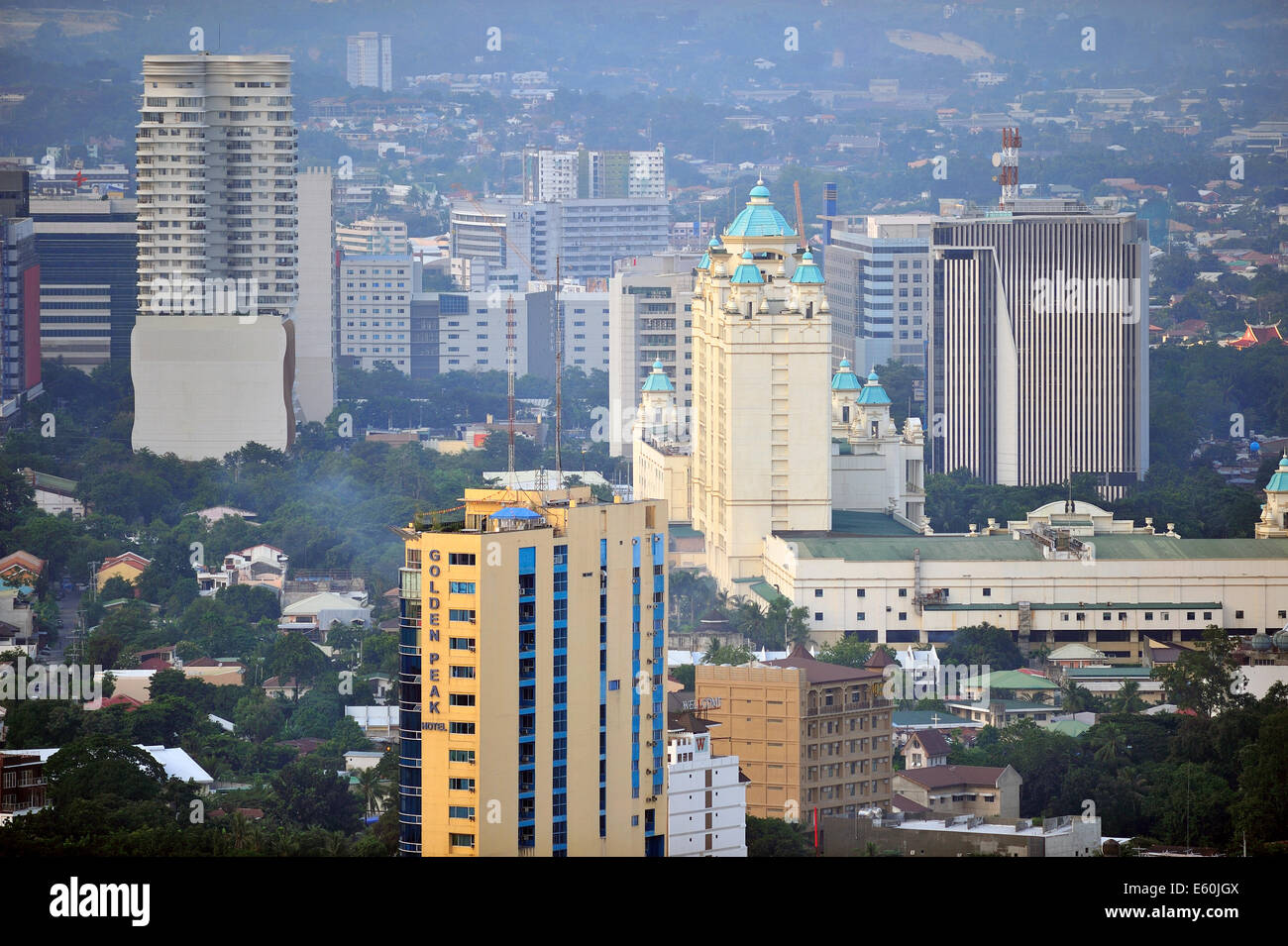La ville de Cebu Philippines Mid Town Banque D'Images