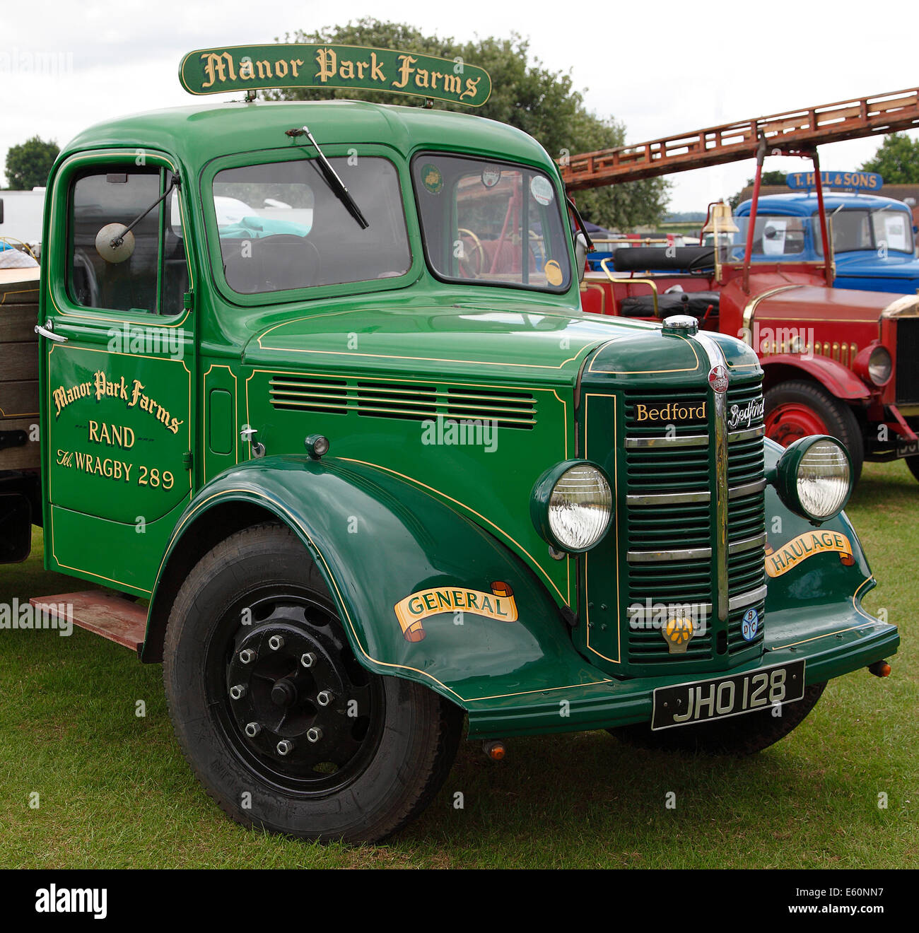Camion BEDFORD VINTAGE BRITANNIQUE. L'Angleterre. UK Photo Stock Alamy