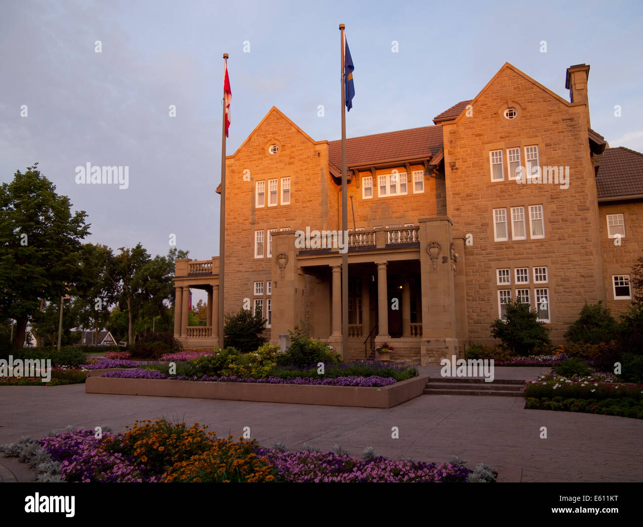 Government House (Alberta), l'ancienne résidence officielle du lieutenant-gouverneur de l'Alberta, à Edmonton, Alberta, Canada. Banque D'Images