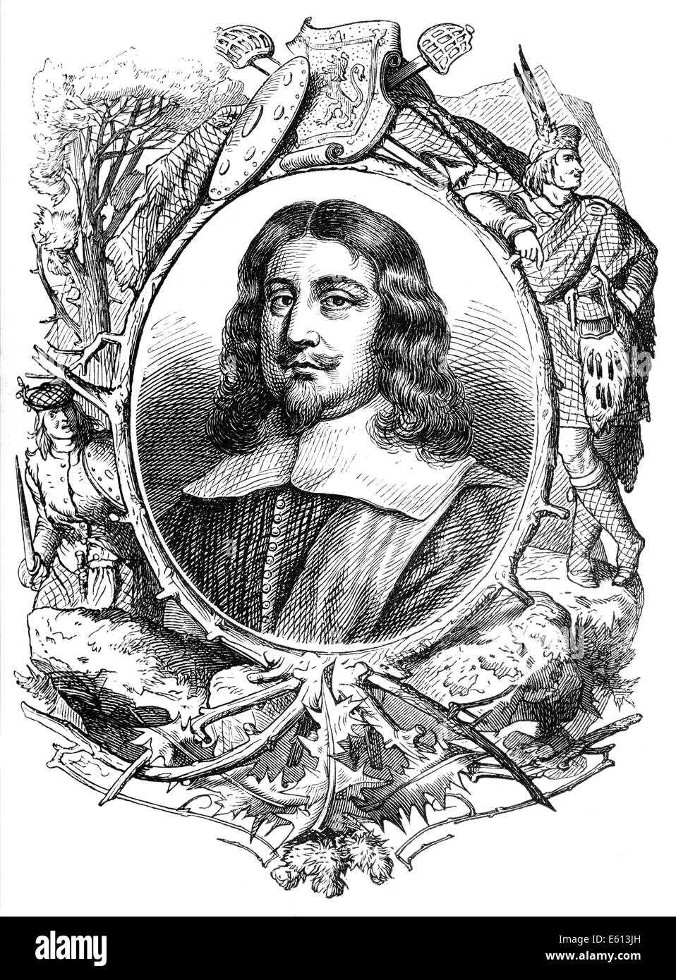 Archibald Campbell, 1er marquis d'Argyll, 8 comte d'Argyll, chef du clan Campbell, 1607 -1661, le chef du gouvernement Banque D'Images