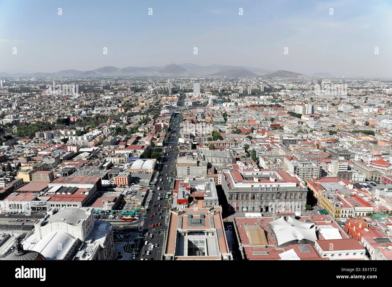 Mexique, Mexico, vue de Torre Latino America Photo Stock - Alamy