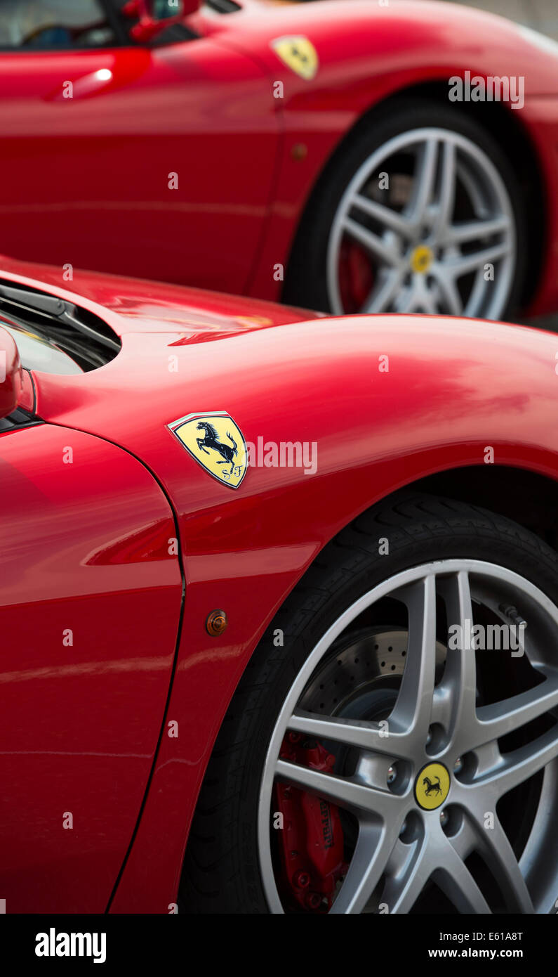 Voitures Ferrari Banque D'Images