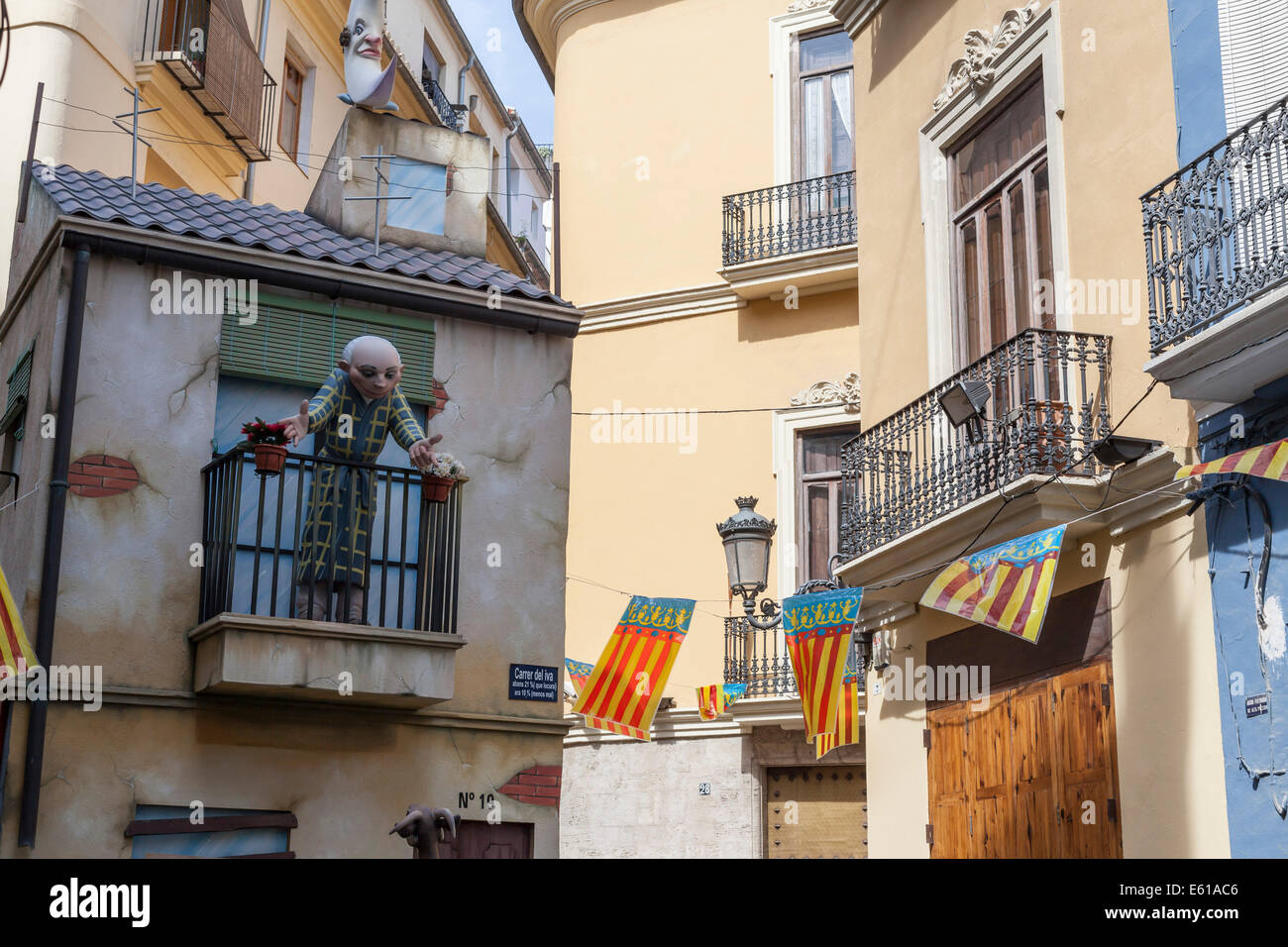 Valencia, Espagne. Fallas 2014. Banque D'Images