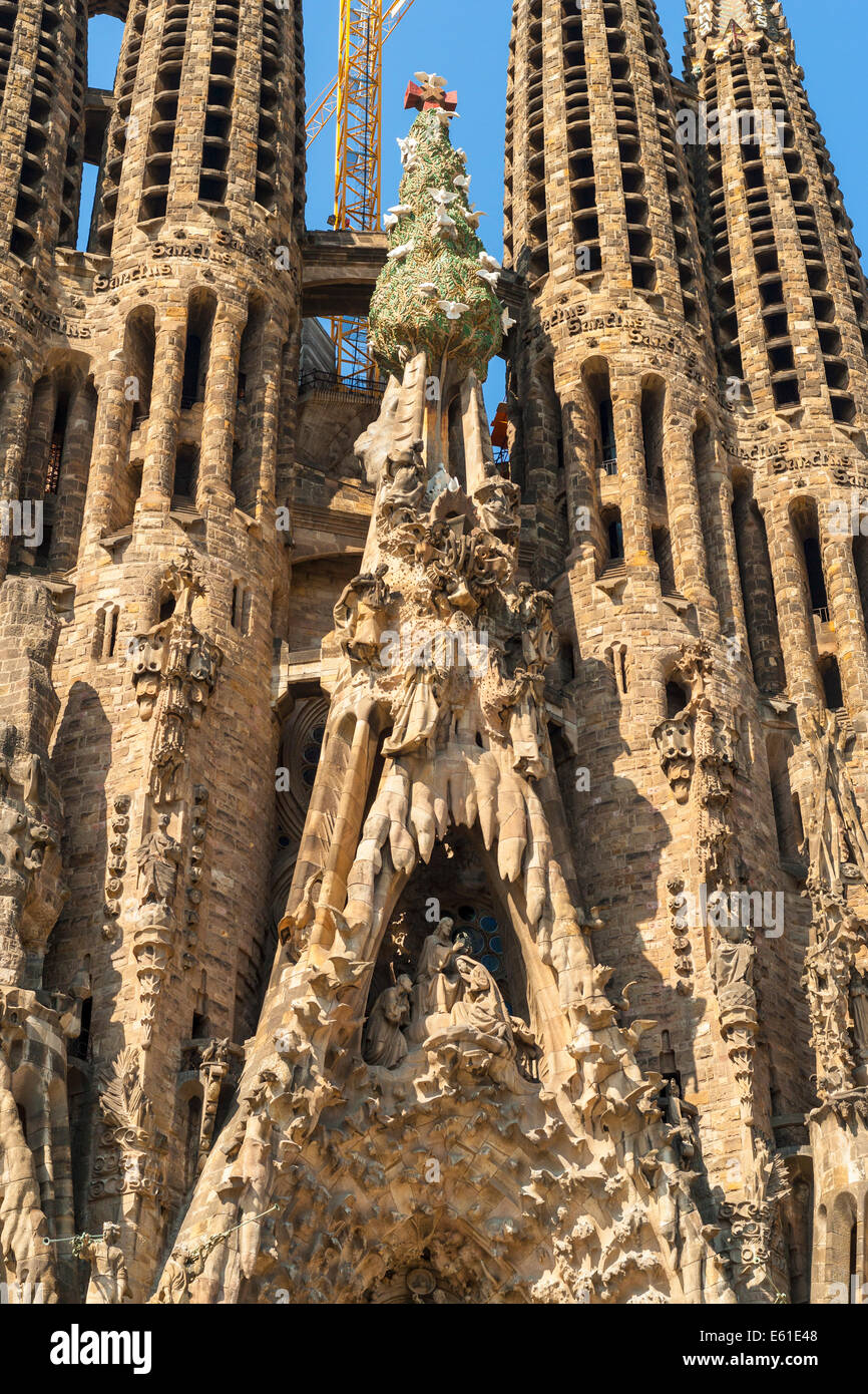 La Sagrada Família de Gaudí Antoni célèbre église inachevée à Barcelone Espagne commencé dans les années 1880. JMH6331 Photo Stock - Alamy La Sagrada Família de Gaudí Antoni célèbre église inachevée à Barcelone Espagne commencé dans les années 1880. JMH6331 Photo Stock - Alamy