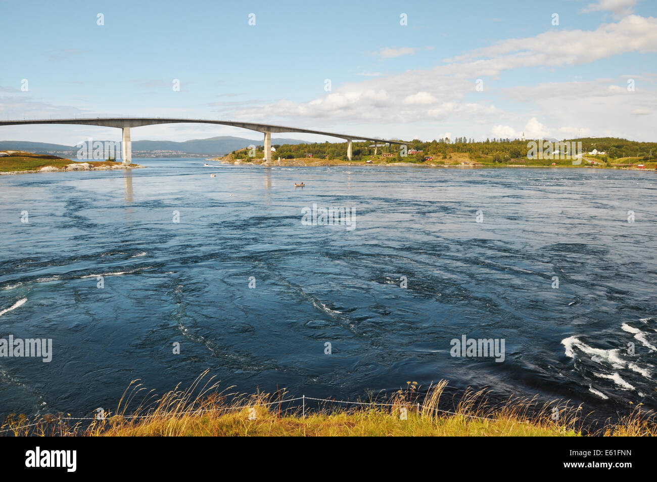 La Norvège Saltstraumen Banque D'Images