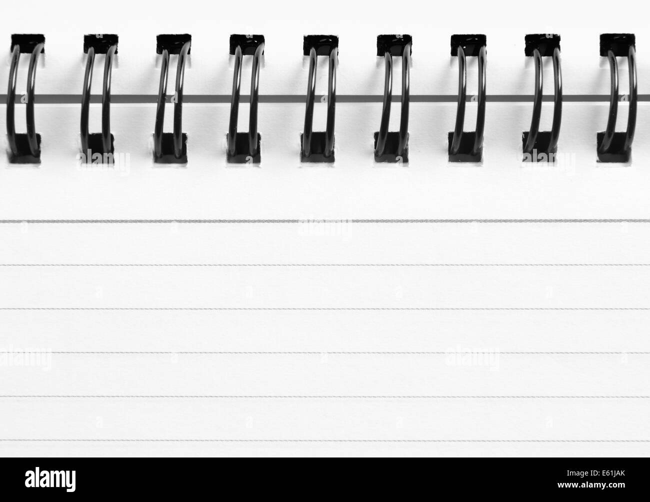 Blank page du bloc-notes, mettez votre propre tex ici Banque D'Images