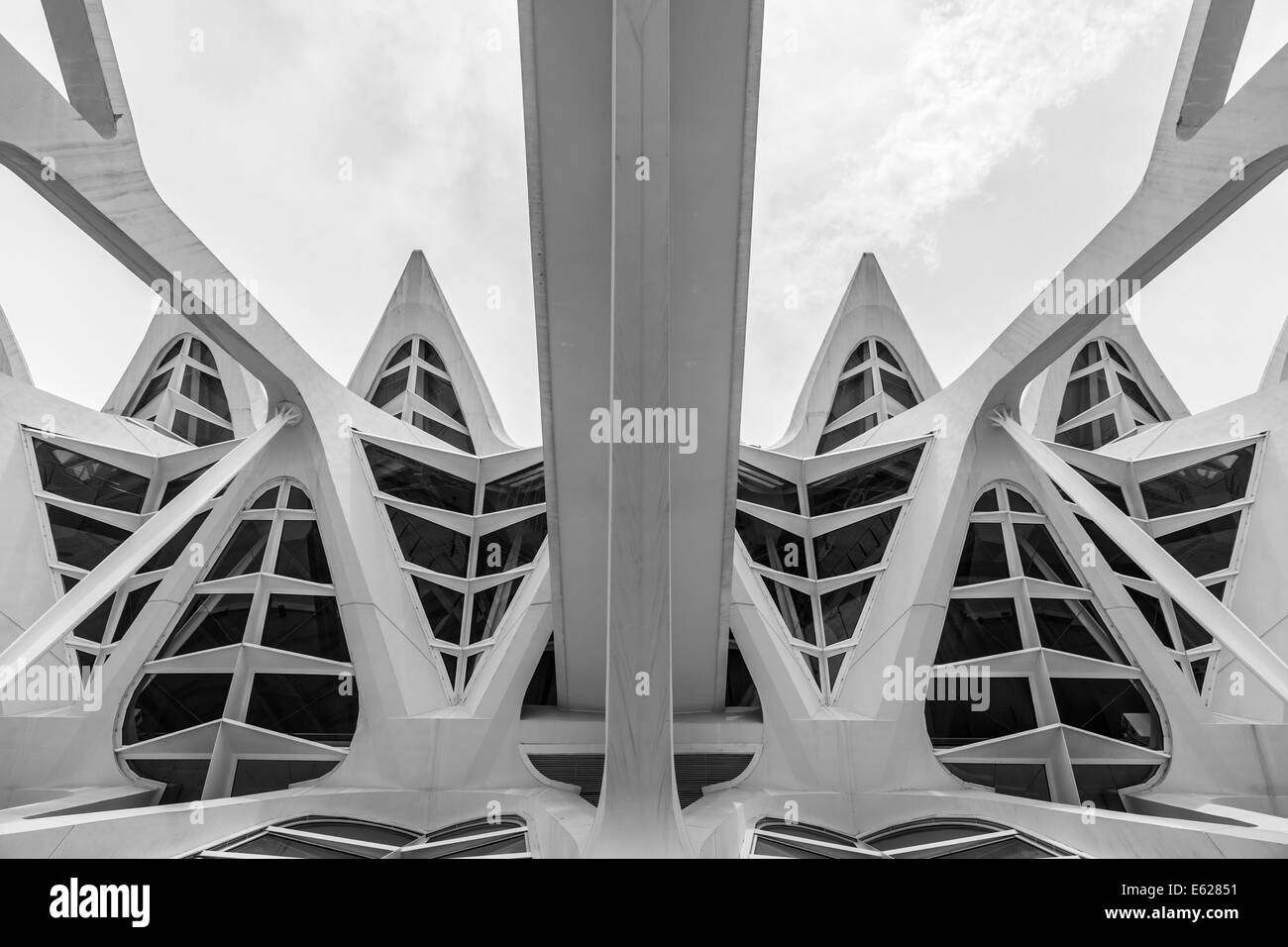 Valencia , Espagne. Ciudad de las Artes y Ciencias. Banque D'Images