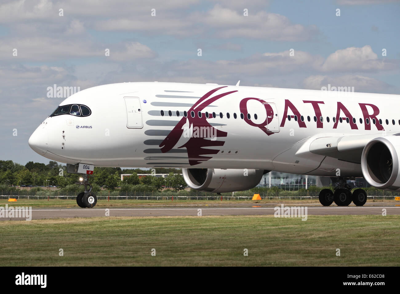 Airbus A350 à Farnborough Airshow 2014 Banque D'Images