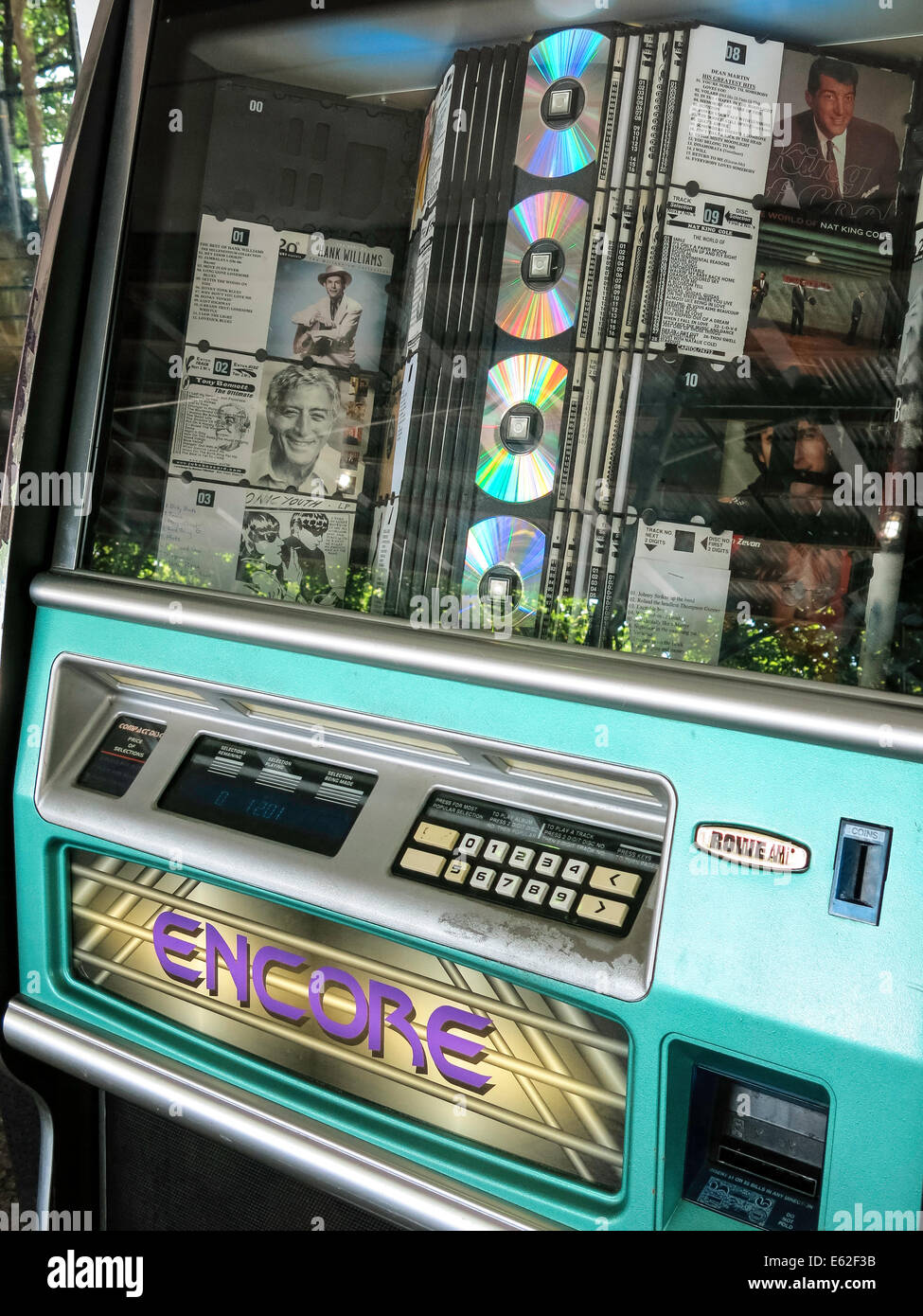 Juke Box Lecteur CD moderne Banque D'Images