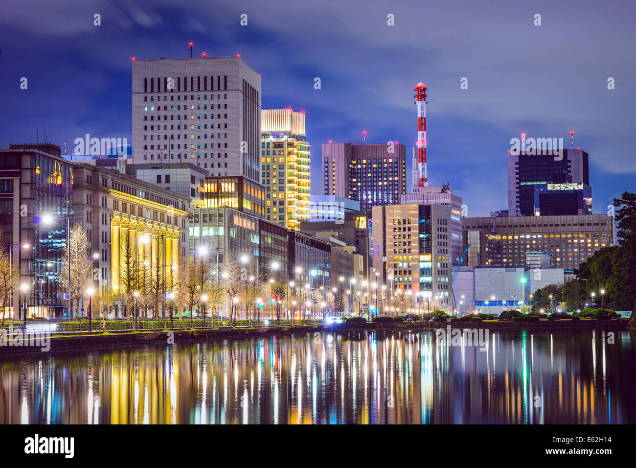 Tokyo, Japon cityscape at Marunouchi district. Banque D'Images