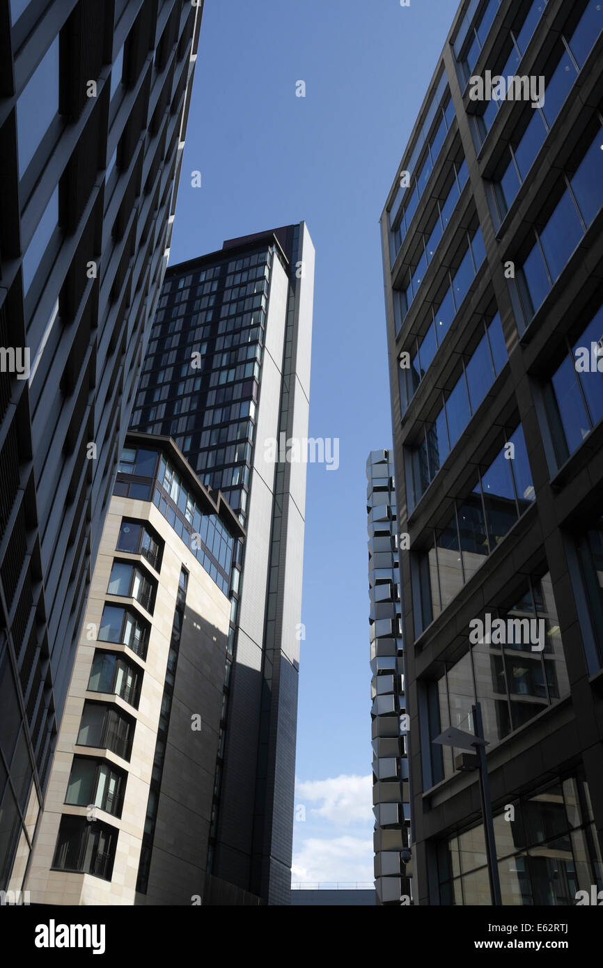 Les lofts de la ville et les gratte-ciel de Sheffield City centre Angleterre Banque D'Images