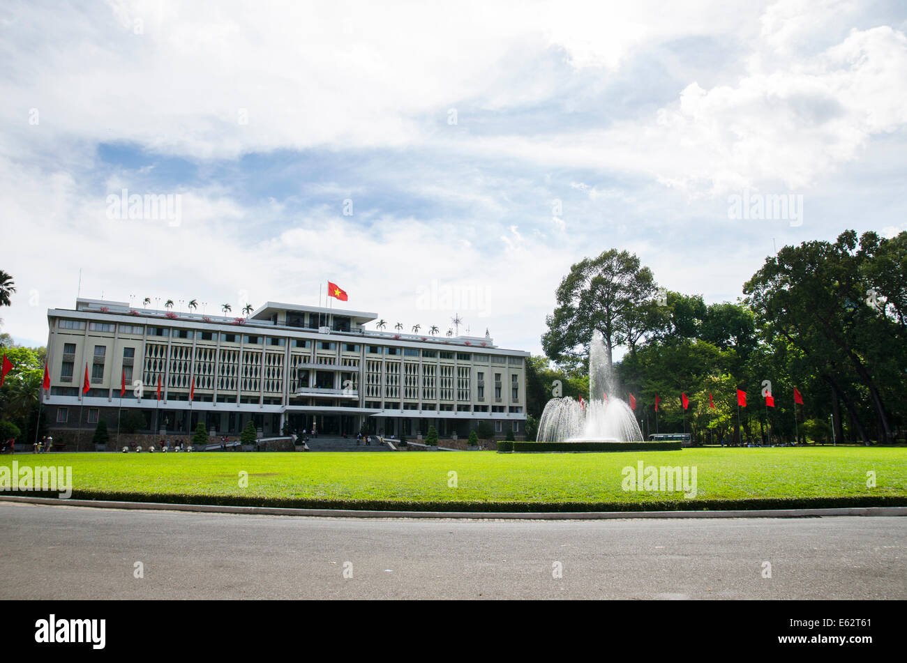 Palais de la réunification, Ho Chi Minh City, Vietnam Banque D'Images