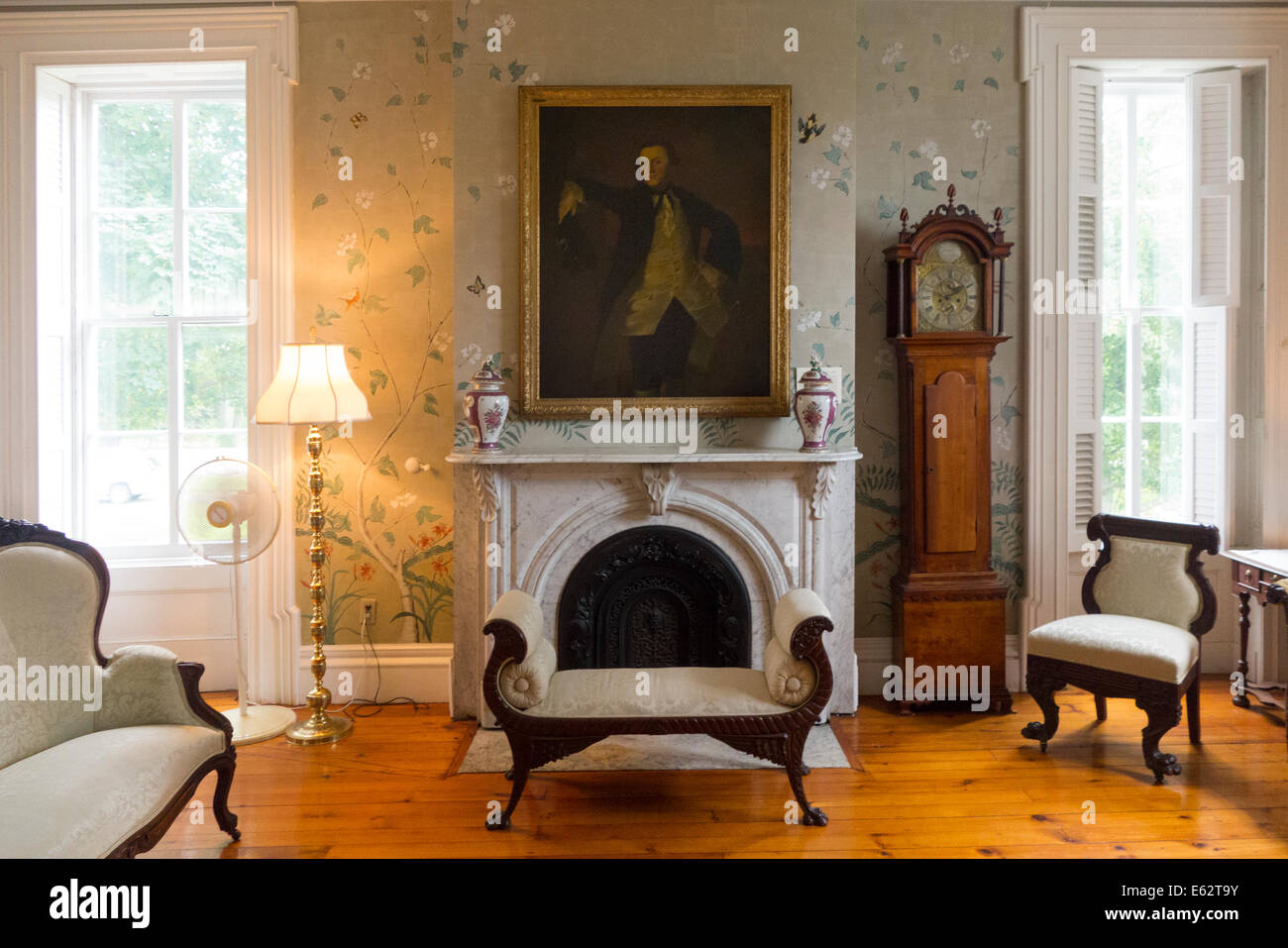 Le Capitaine Nathaniel Palmer House de Stonington CT Banque D'Images