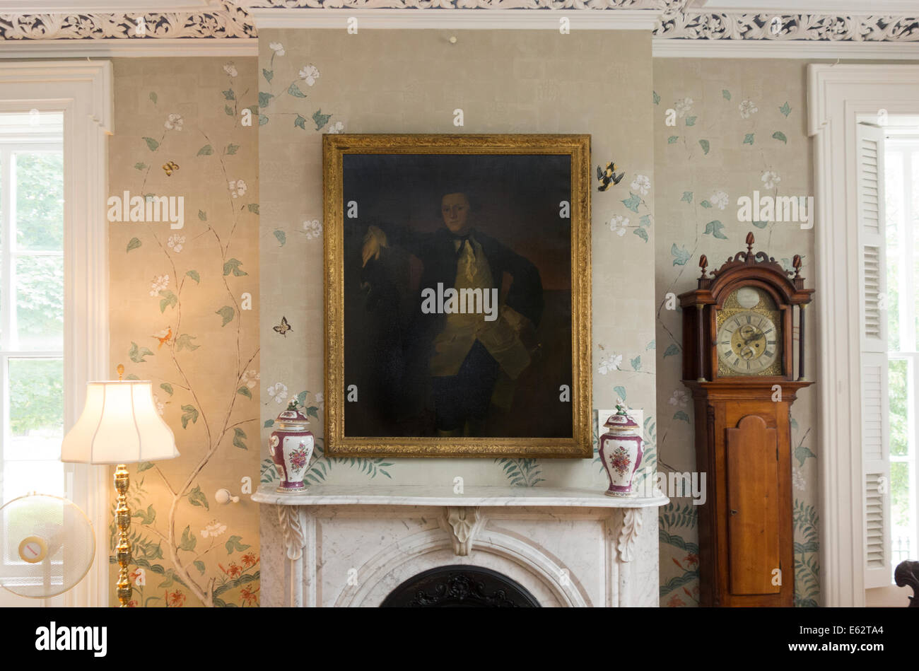 Le Capitaine Nathaniel Palmer House de Stonington CT Banque D'Images