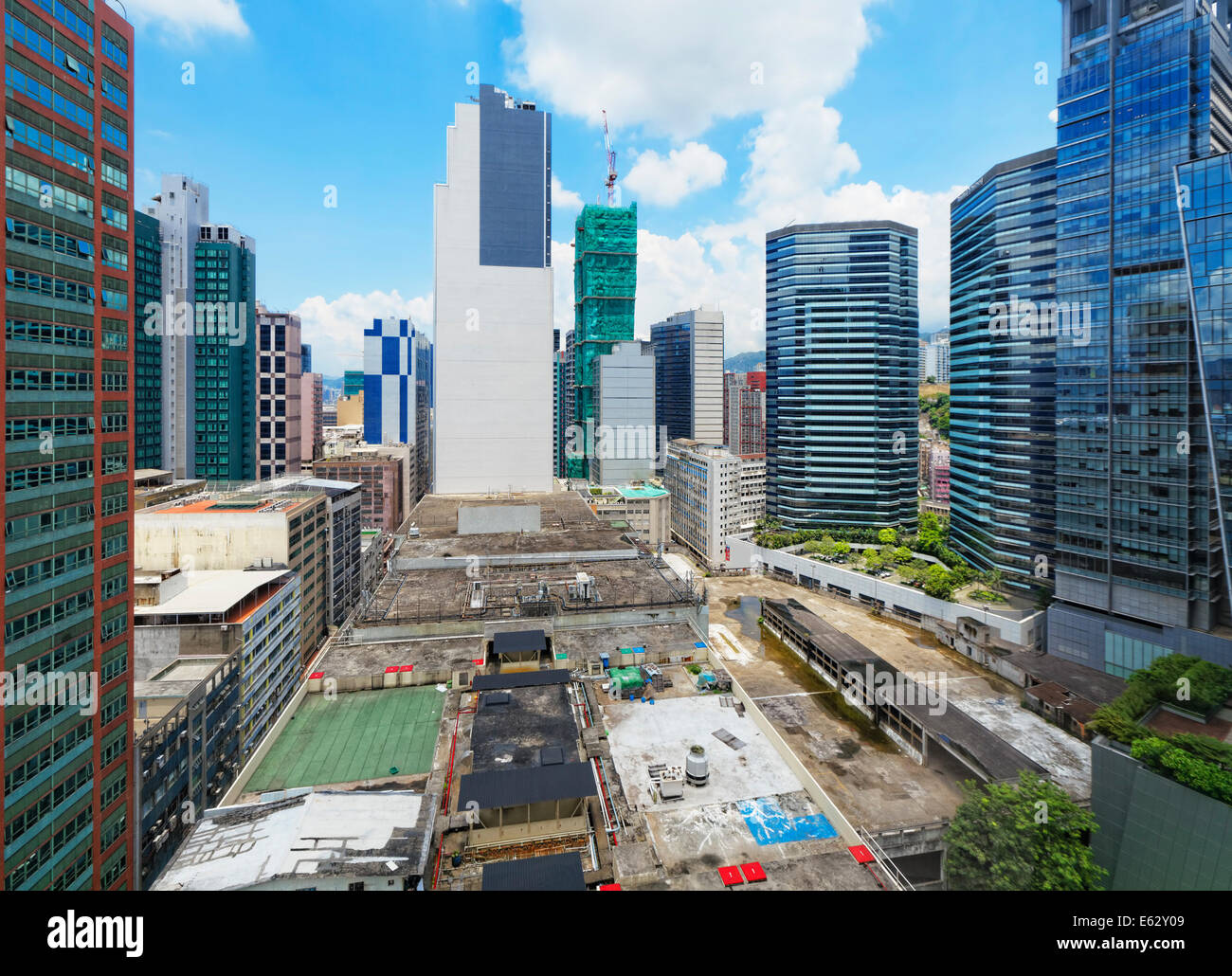 Kongoffice à Hong bâtiments jour, Kwun Tong district Banque D'Images