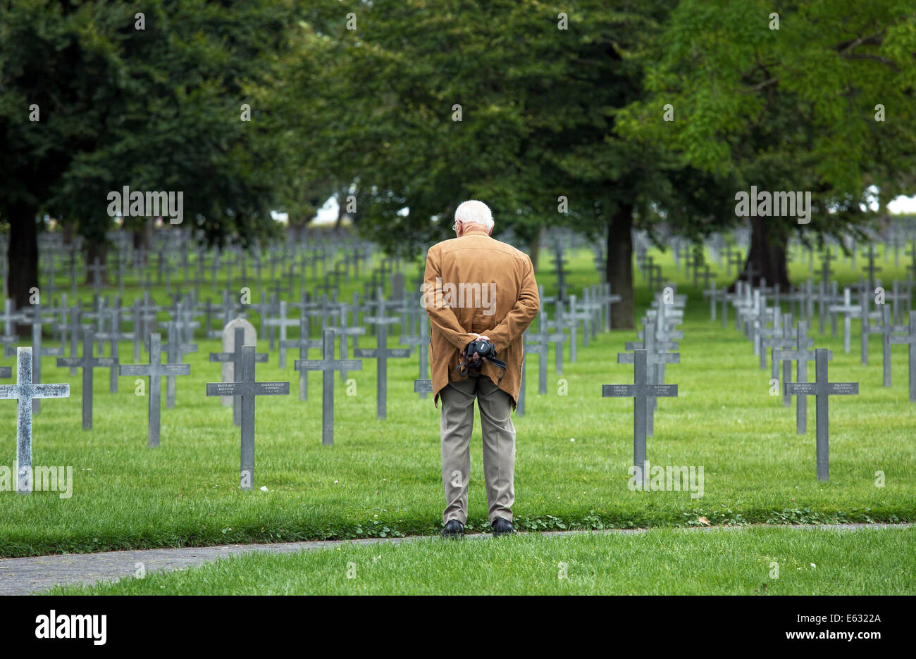 Neuville-St-Vaast, France, le cimetière de guerre allemand Neuville-St-Vaast Banque D'Images
