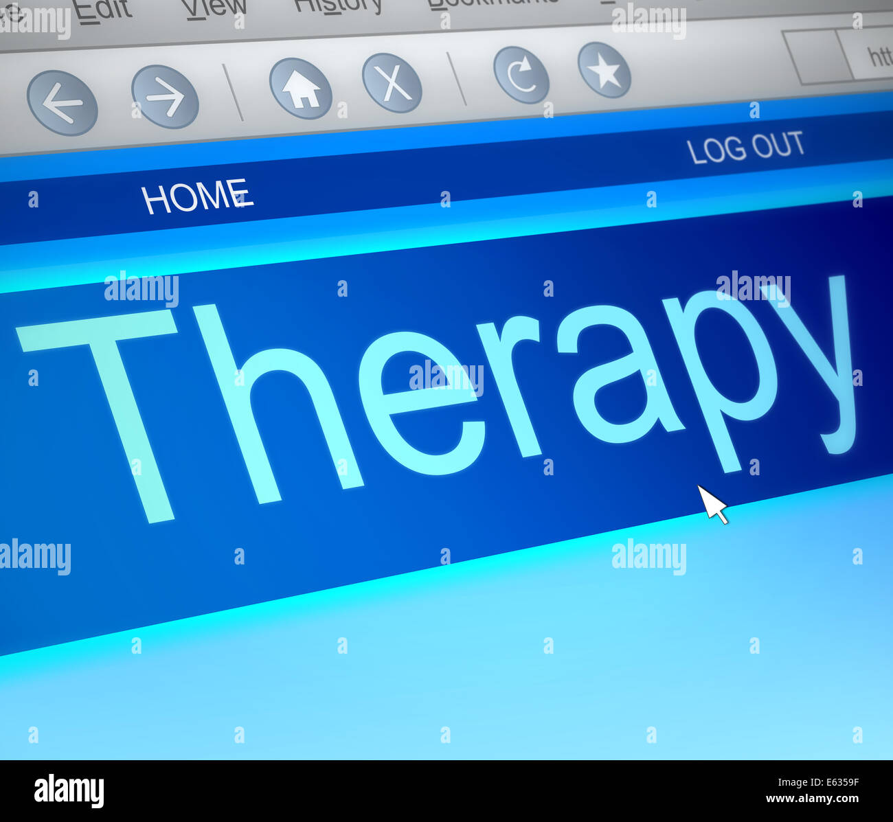 Concept de thérapie. Banque D'Images